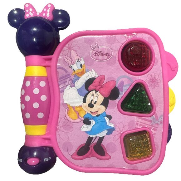 Disney Minnie Mouse Boutique My First Learning Book Electronic Light & Sound Toy - Picture 1 of 5